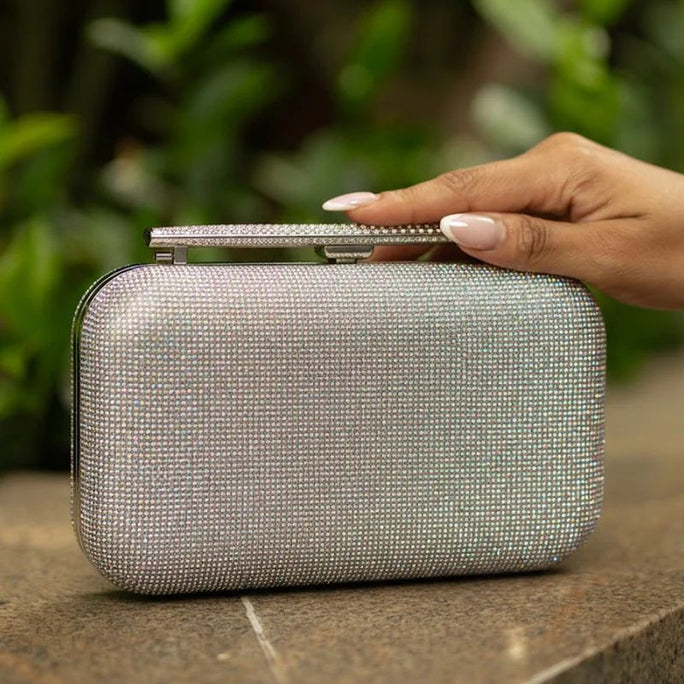 Milli Legacy B0011 Shiny Fancy Clutch For Women
