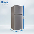 Haier HRF-186 EBS / EBD E-Star Double Door Refrigerator 6 Cubic Feet With Official Warranty