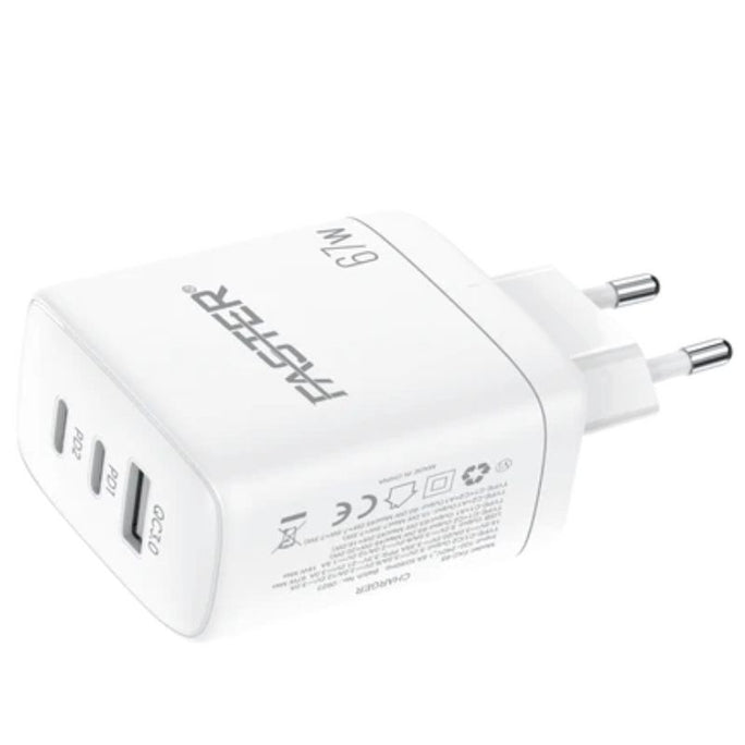 Faster PD-67W Triple Port Fast Charger