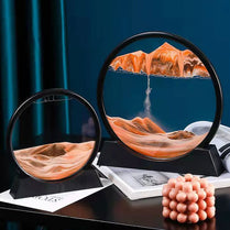 3D Moving Sand Art Desk Lamp Flowing Sand Painting Night Light
