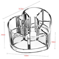 Heart Shape Crystal Cosmetic Organizer
