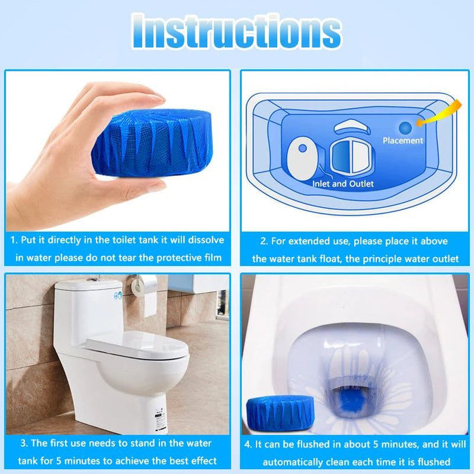 Toilet Bowl Cleaning Tablets ( Pack Of 10 )