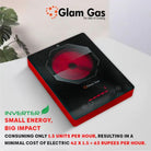 Glam Gas I/C Hot Glow-912 Infrared Ceramic Cooker With Official Warranty