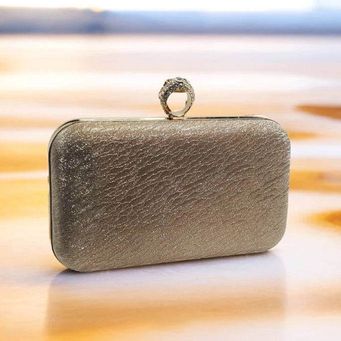 Milli Legacy Peach Fancy Clutch For Women