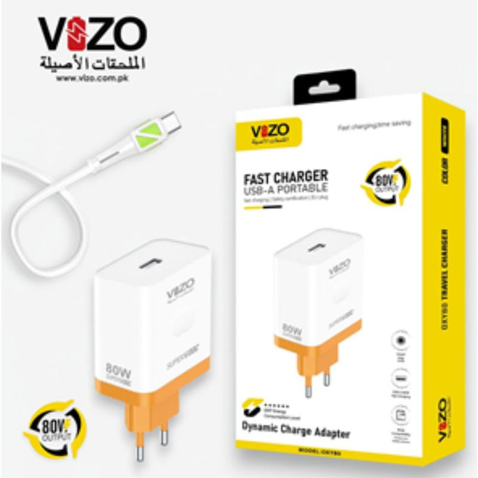 Vizo OXY80 80W Dynamic Fast Wall Charger Adapter