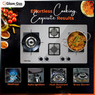 Glam Gas B435-Ford 4 Burner Built-In Hob