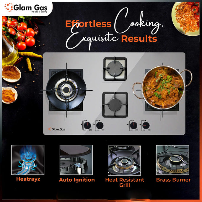 Glam Gas B435-Ford 4 Burner Built-In Hob