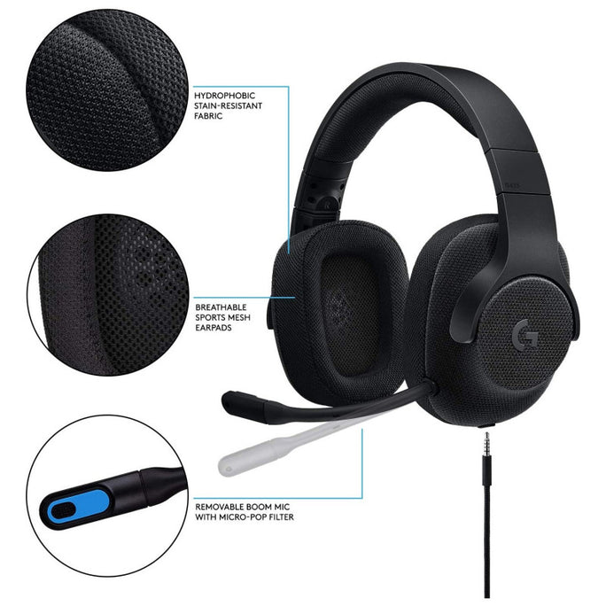 Logitech G433 7.1 Surround Sound Gaming Headset