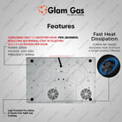 Glam Gas Hot Glow-920 Infrared Ceramic Cooker With Official Warranty