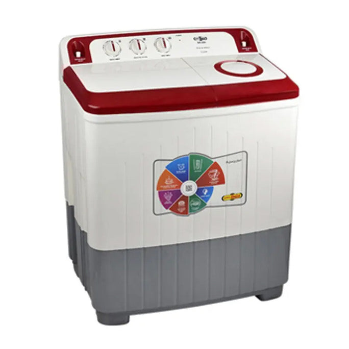 Super Asia SA-280 Grand WashCrystal 10kg Twin Tub Washing Machine with Official Warranty