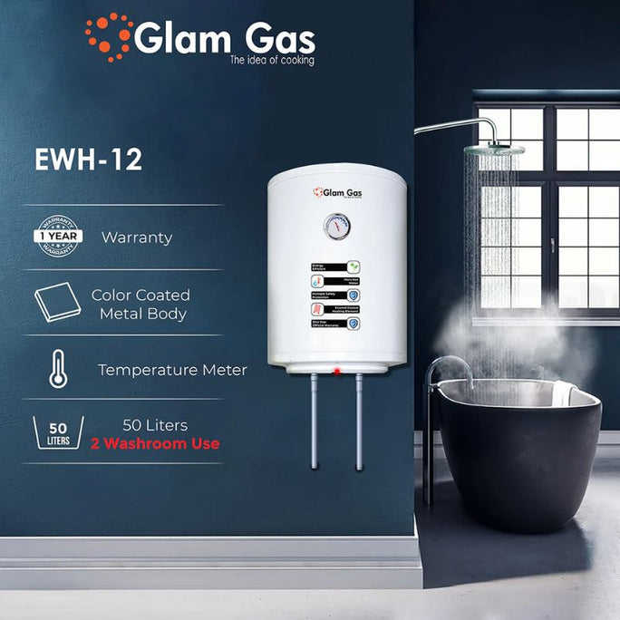Glam Gas EWH Series Electric Water Heater With Official Warranty