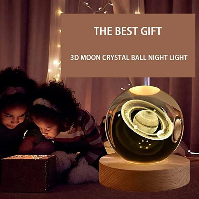 3D Ball Led Night Light Milky Way Galaxy Solar System