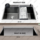 Glam Gas Life Style-57 Texture BK Built In Sink