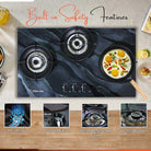 Glam Gas GG-07A Digital Built In Hobs With Official Warranty