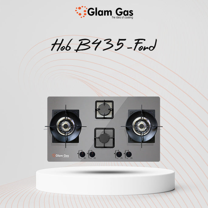 Glam Gas B435-Ford 4 Burner Built-In Hob