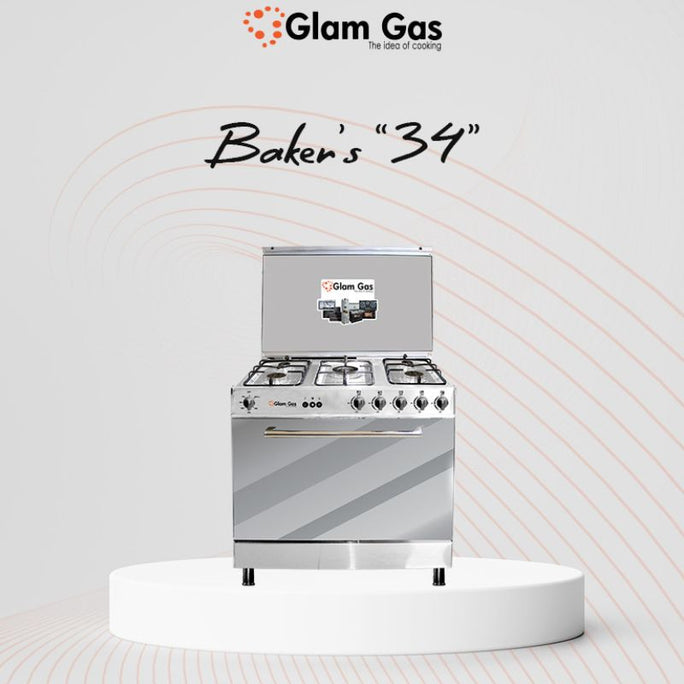 Glam Gas Baker’S 34 (Gas) Cooking Range With Official Warranty