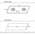 Hanco HHE-211SS Economy Hob Stainless Steel Body
