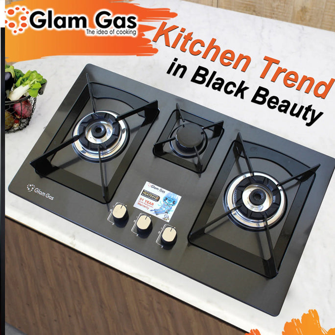 Glam Gas GG-10 Brass Built In Hob With Official Warranty