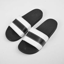 Black Camel Double Color Slide Slipper For Men