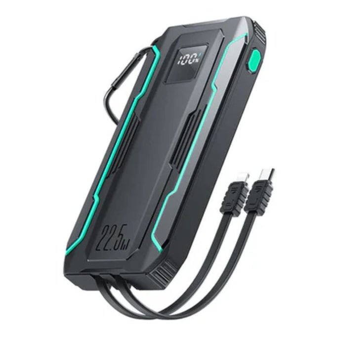Joyroom JR-L017 10000mAh 22.5W Power Bank with Built-In 2-in-1 Cables