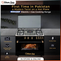 Glam Gas Cooking Range Hybrid 34 With Official Warranty