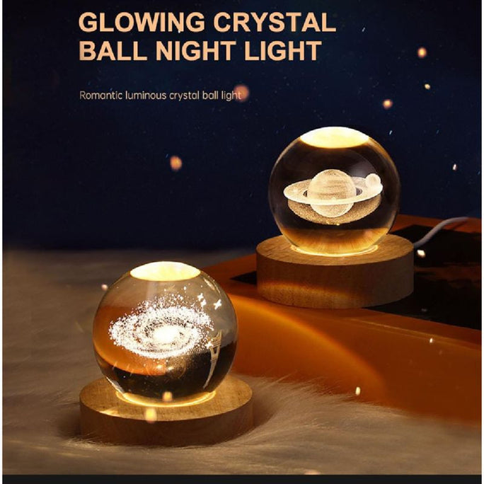 3D Ball Led Night Light Milky Way Galaxy Solar System