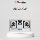Glam Gas D-Cut Built In Hobs With Official Warranty
