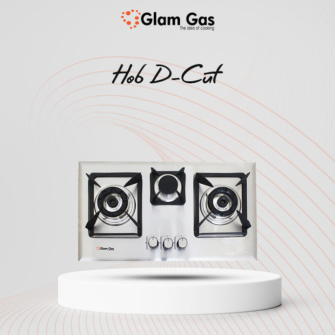 Glam Gas D-Cut Built In Hobs With Official Warranty