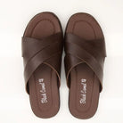 Black Camel Crossover Slippers For Men