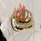 Milli Legacy BC-062 Elevate Your Evening look Golden Acrylic Clutch For Women