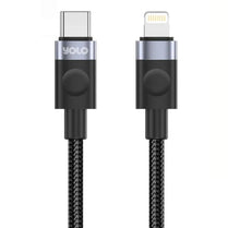 Yolo Y-080 Type-C to Lightning Charging Cable With Official Warranty