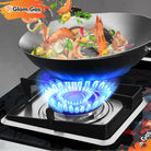 Glam Gas Fire Stone Square Built In Hobs With Glass Body With Official Warranty
