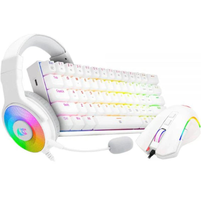 Redragon S129W RGB 3-in-1 Gaming Combo Set (Keyboard + Mouse + Headset)