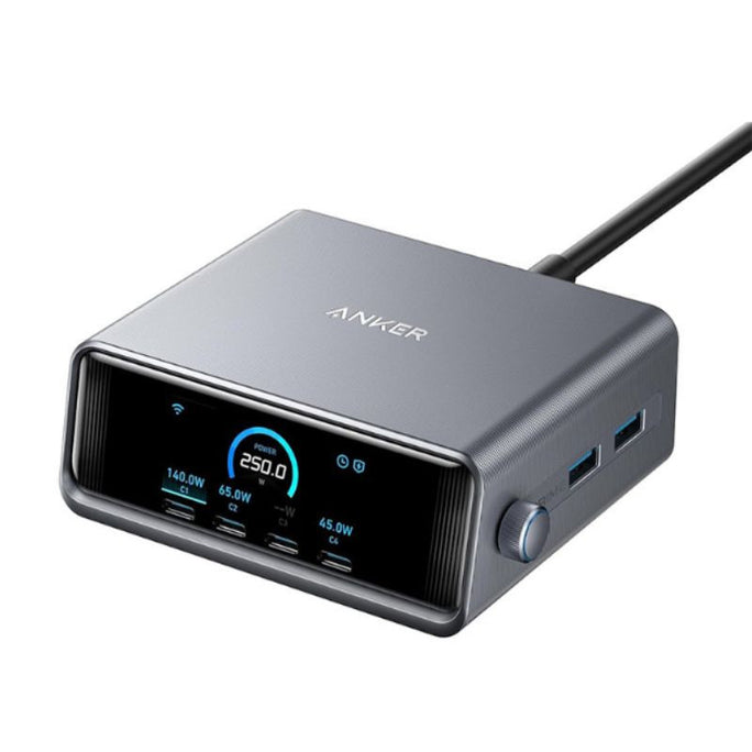 Anker Prime 250W 6-Port GaN USB-C Desktop Charging Station