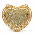 Milli Legacy B044 Luxury Heart Shaped Bridal Clutch For Women
