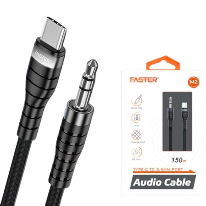 Faster M2 Audio Cable For Type-C to 3.5mm Port