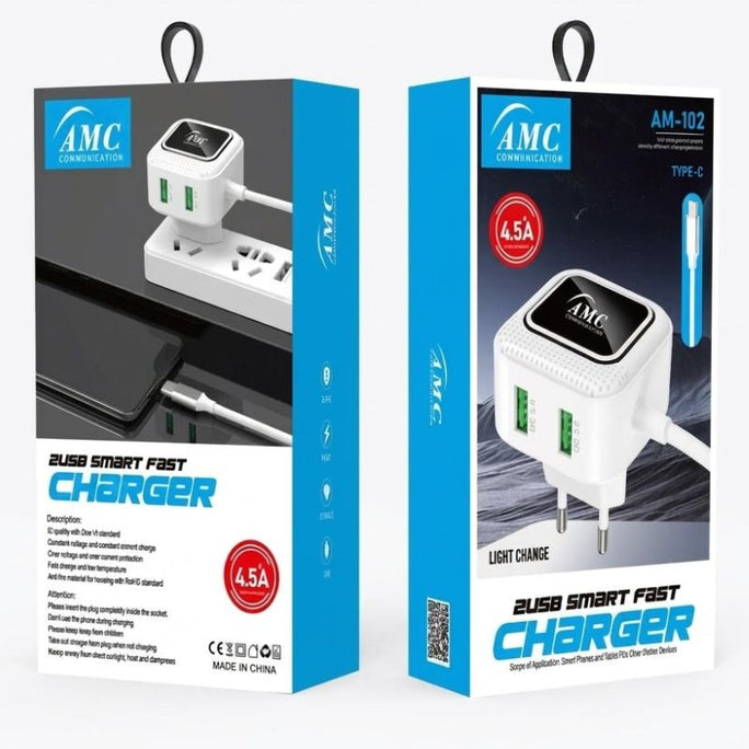 AMC AM-102 4.5A Type-C Fast Charger