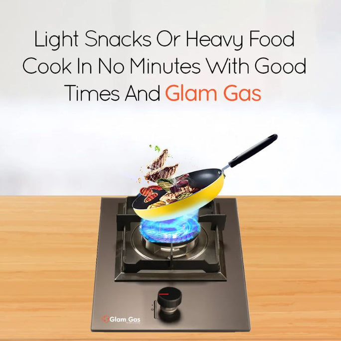 Glam Gas GG-12 Grey Built-In Hob With Official Warranty