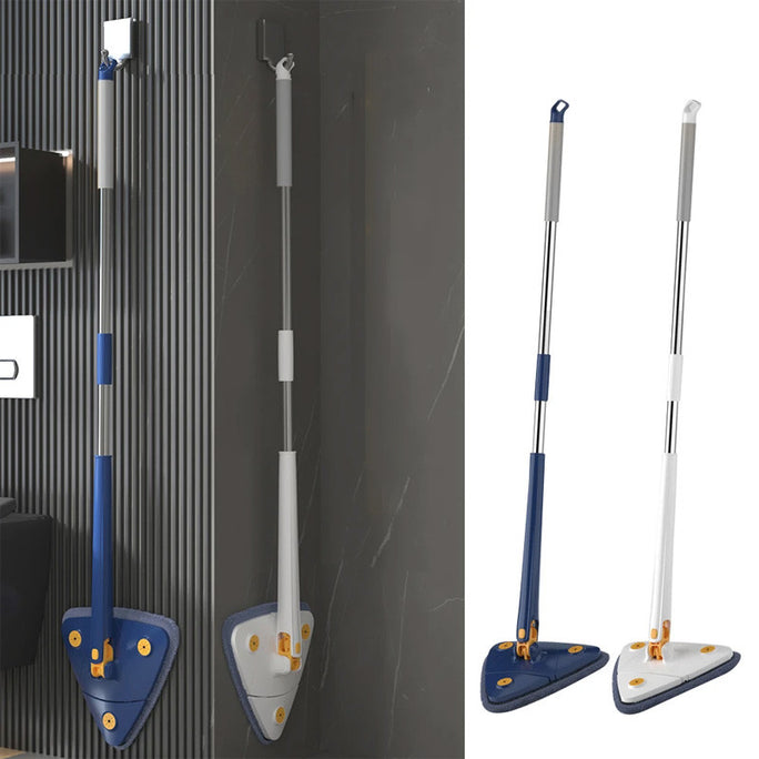 Triangle Mop 360 Rotatable Adjustable Squeezing Mop
