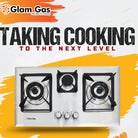 Glam Gas D-Cut Built In Hobs With Official Warranty