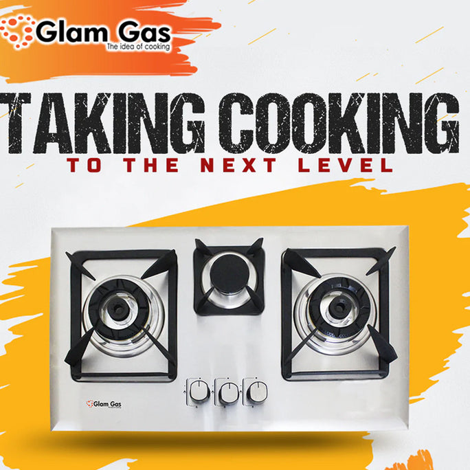 Glam Gas D-Cut Built In Hobs With Official Warranty