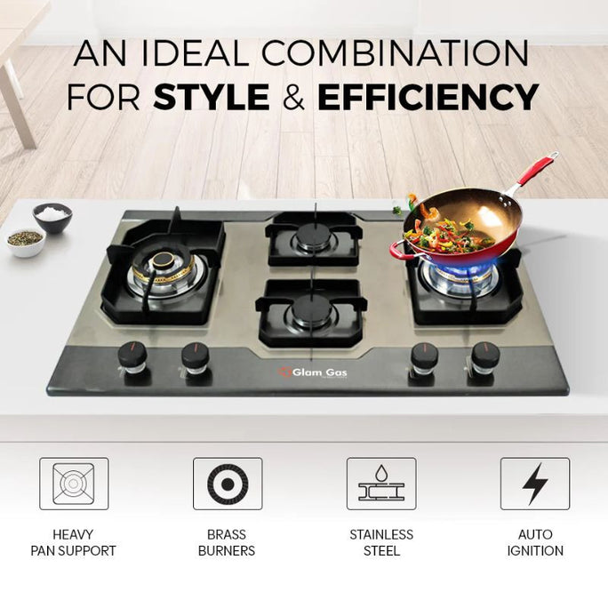 Glam Gas Ford-11 Built In Hob With Official Warranty