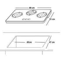 Glam Gas GG-07A Digital Built In Hobs With Official Warranty