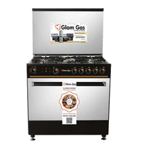 Glam Gas C/R Black Forest (Gas) 34” Cooking Range With Official Warranty