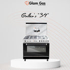 Glam Gas Griller’S 34 (Gas) Cooking Range With Official Warranty