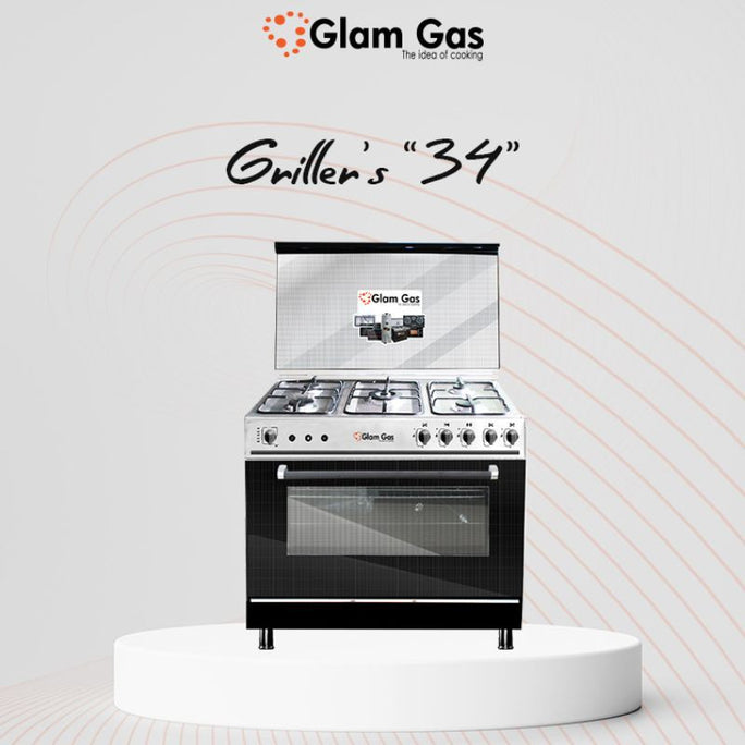 Glam Gas Griller’S 34 (Gas) Cooking Range With Official Warranty