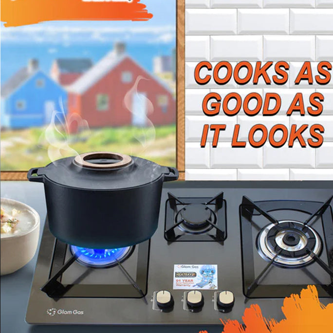 Glam Gas GG-10 Brass Built In Hob With Official Warranty