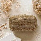 Milli Legacy B019 Royal Kundan & Mirror Work Handcrafted Clutch For Women