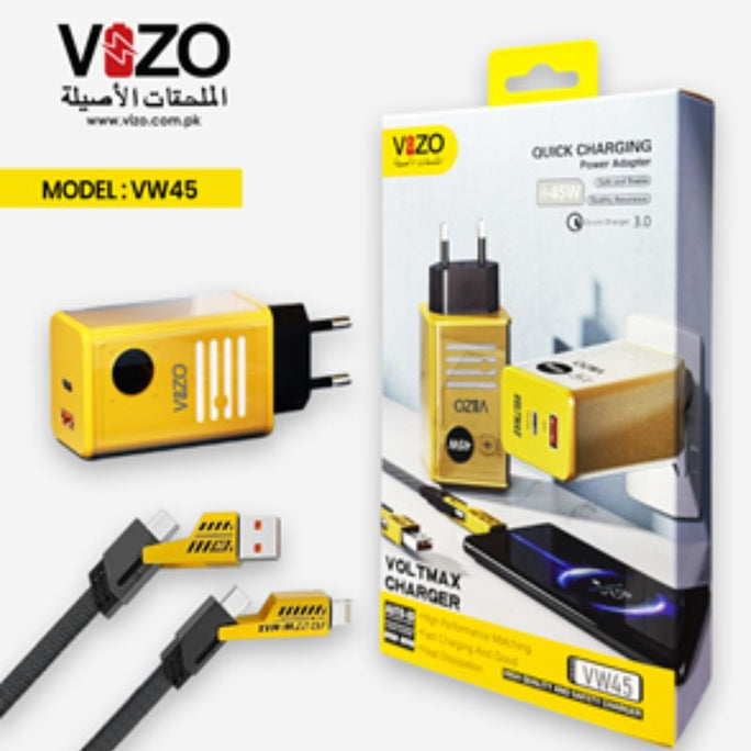 Vizo VW45 Volt Series 45W Dual-Port Fast Wall Charger