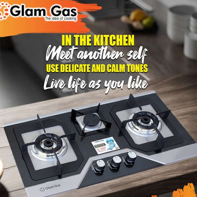 Glam Gas GG-Flora B Built In Hobs With Official Warranty